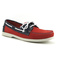 Orland 1421 Rouge - Marine - Chaussure bateau Homme