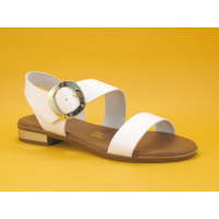 Oh My Sandals 5333 Blanco - Sandale plate blanche