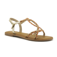 Les Tropeziennes CIMONA C063710 - Kaki Multi - Sandale plate Femme