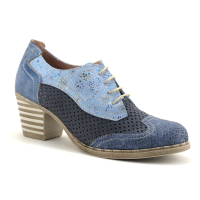 Alce Shoes 9829 - Bleu - Derby Femme talon