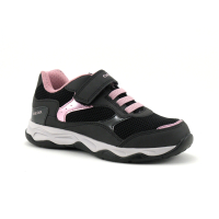Geox CALCO J15CMA Black - Pink - Sneakers Fille
