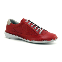 Morans GUERS Rouge - Chaussure basse lacet - Femme