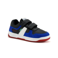 Kickers KALIDO Bleu Noir Rouge - 910861 - Sneakers GARCON