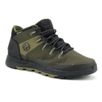 Timberland SPRINT TREKKER Mid Fabric WP Military Olive - Boots Homme kaki