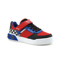 Skechers - 402290L - GAME COURT Rouge Bleu Noir - Sneakers enfant