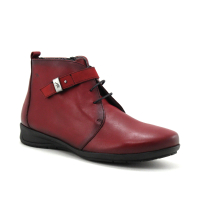 Fluchos NOA 9976 rouge - Chaussure montante Femme
