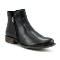 Lou Kristensen IB17164 Black - Boots Femme cuir noir - 2 zips