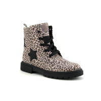 Sprox 580821 Rose Leopard - Etoiles noires - Boots mode Fille