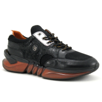 Luciano Bellini 22Y ALFA 703 Noir - Sneakers mode Homme