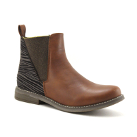 Lilybellule itoma marron boots fille zebrees zippees