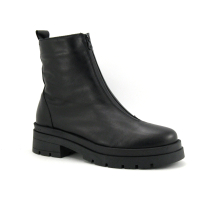 Morans VILMA Noir - Boots Femme noire - Zip dessus - Semelle plateforme