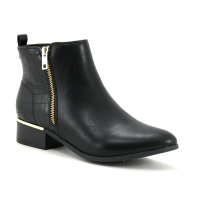 Sprox 509870 - Boots noires Femme - arrière croco