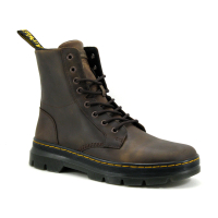 Dr Martens COMBS Leather 26006207 - Crazy horse - Boots Homme marron