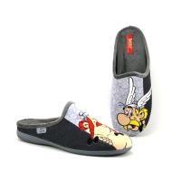 Maison Espadrille A11H - Gris - Asterix et Obelix - Pantoufle mule Homme