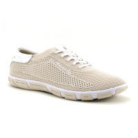 TBS JAZARIA Q7373 - Sneakers Flyknit eco pet - Quartz - Femme beige F