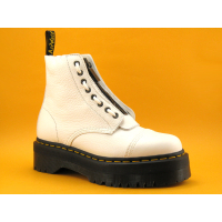 Dr Martens SINCLAIR White Aunt Sally 26261100 - Boots plateforme Blanc