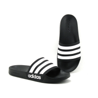 Adidas ADILETTE SHOWER Noir Blanc - Mule piscine