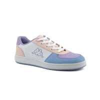 Kappa MALONE JR Lace - 371K1IW-A0B - White Pink Blue lt - Sneakers mode fille