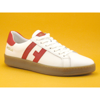Hold Shoes 631P-02 white red - Basket mode Homme blanche et rouge