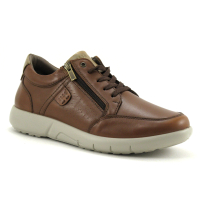 Esse 28715 01 TABA - Chaussure confort Homme - marron - zip et lacet