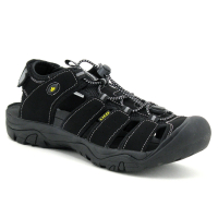 Lico MIAMI 400076 schwarz - Sandale sport noire Homme  - Lacet autobloquant