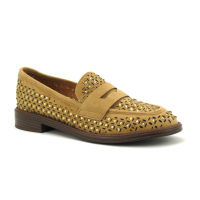 MamZelle BARITO Velours biscuit - Mocassin Femme