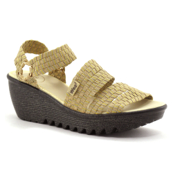 WOZ UP 689 Or Beige - Nu-pieds compense