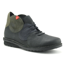 Alce Shoes 7760 - Chaussure montante noire - cercles