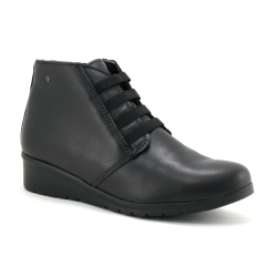 Morans BALAGNY Noir - Boots Femme noire - Elastiques et zip