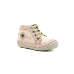 Kickers SONISTREET Rose clair 928061-10-131 - Chaussure montante fille