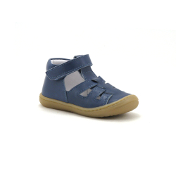 Bellamy CESAR Jeans - Sandale BEBE bleue - Semelle flexible