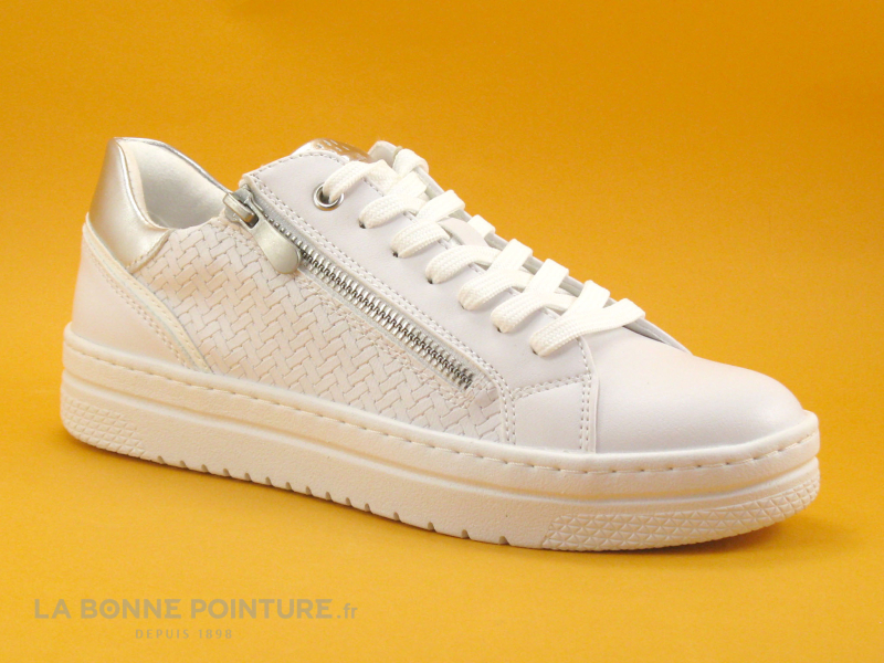 Achat chaussures Marco Tozzi Femme Basket, vente Marco Tozzi 2-23718-20  White comb - Basket blanche mode Femme