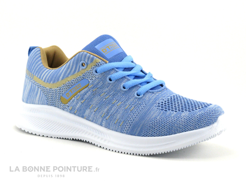 Achat chaussures DT New York Femme Chaussure de Sport, vente DT New York  blue B382673 - Basket legere Femme - Bleu - Beige