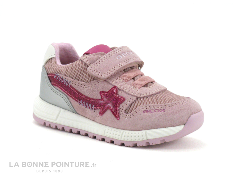Geox B253ZA - ALBEN Girl - Rose - Sneakers fille 5