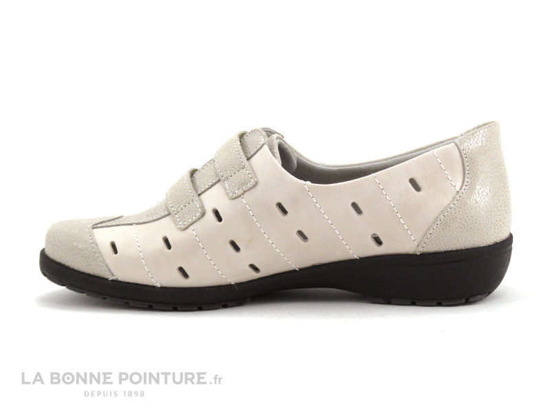 Suave 8017 PT Almond Natural - Chaussure confort velcro 3