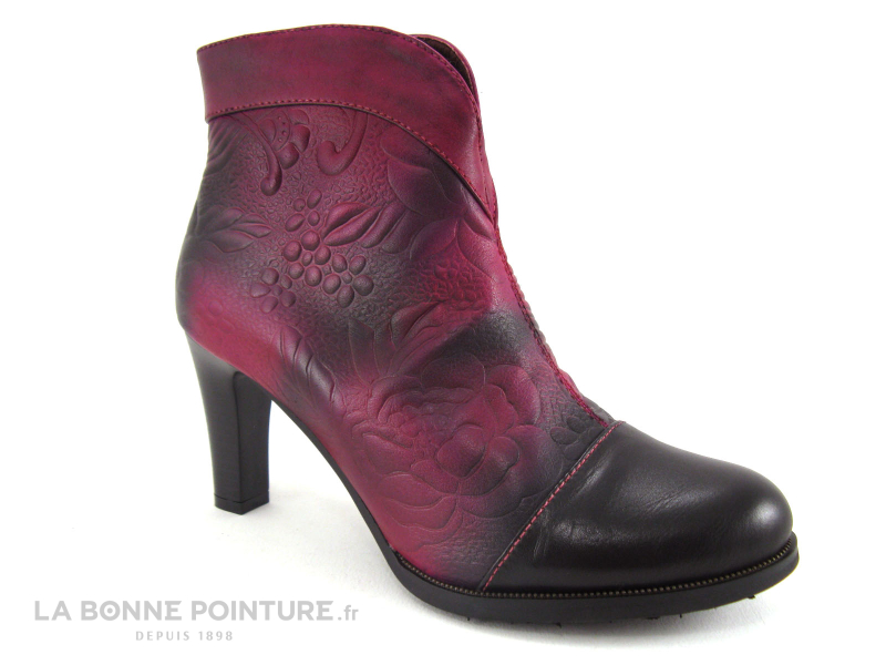 Laura Vita Albane 03 Noir Rose Boots 1