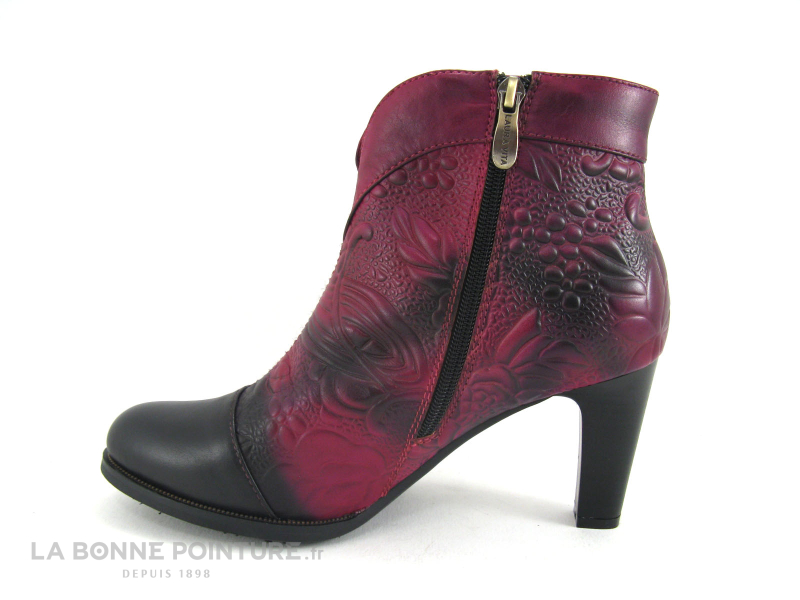 Laura Vita Albane 03 Noir Rose Boots 3