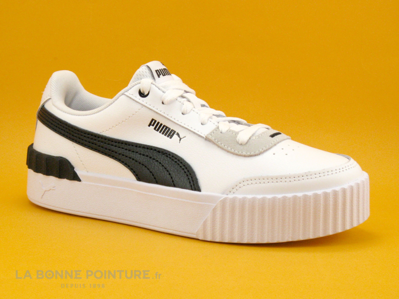 Achat chaussures Puma Femme Basket, vente Puma Carina Lift 373031 - Blanc  Noir - Sneakers mode Femme