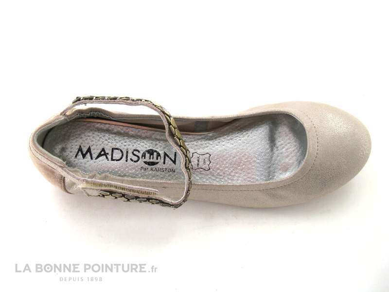 Madison Clotild ballerine platine bracelet galet 6