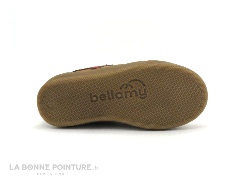 Bellamy BANKO Camel - Etoile rouge - Chaussure montante GARCON 7