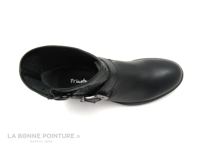 Fricote Boots Noir Relief B-774A 6