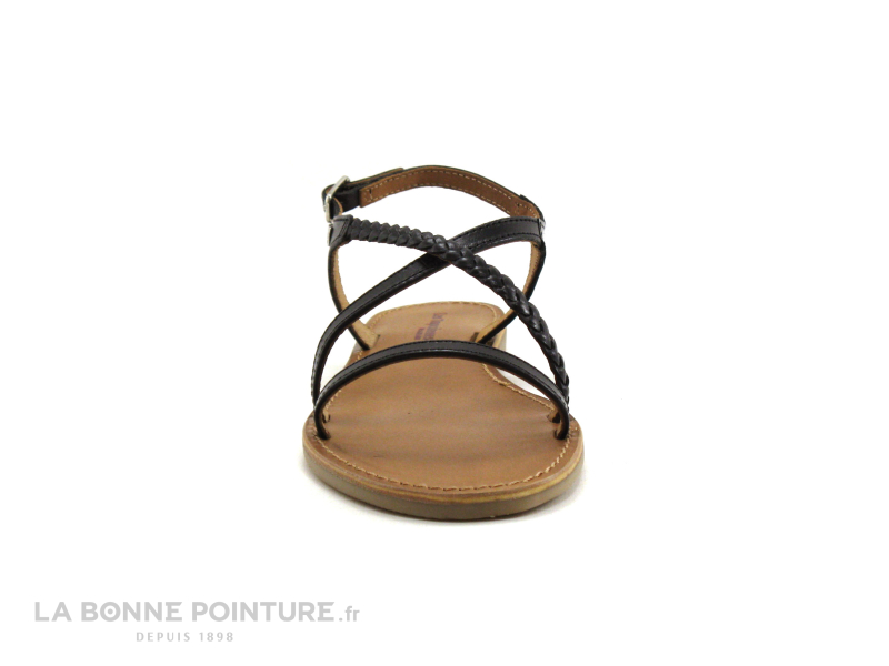 Tropeziennes HANANO Noir 36511 - Sandale plate 2