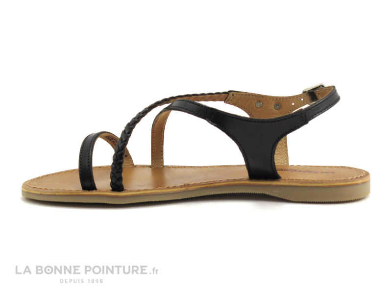Tropeziennes HANANO Noir 36511 - Sandale plate 3