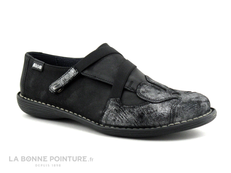 Alce Shoes 5813 fleur noir 1