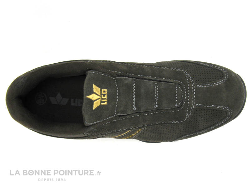 Achat chaussures LICO Homme Basket, vente Lico Ron 540510 Marron Beige - Basket  Homme sans lacet