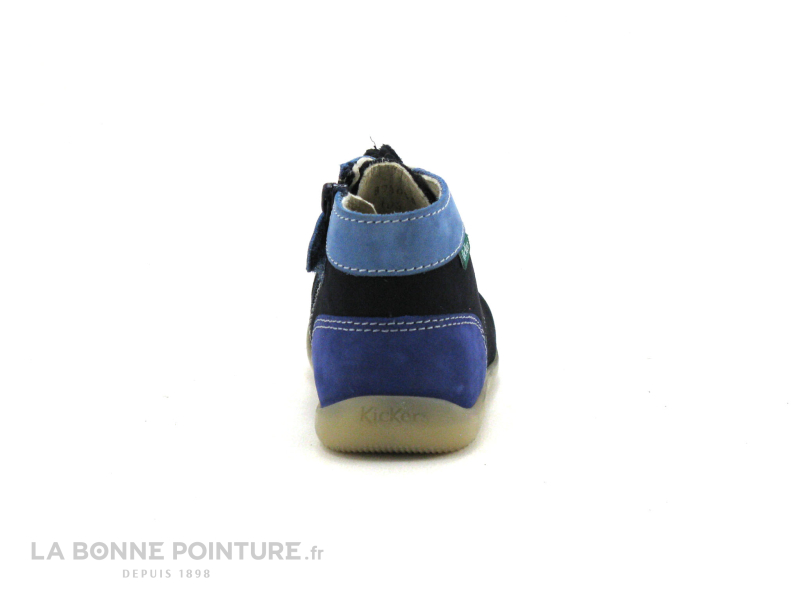 Kickers BONZIP-2 - Marine Bleu Tricolore - 879059 - Bottillon BEBE 4
