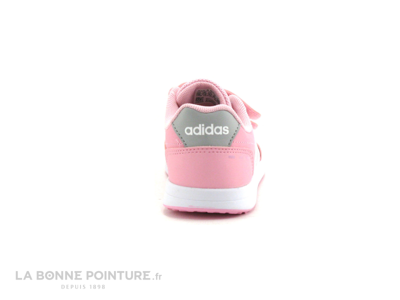 Adidas VS SWITCH 2 F35694 Rose - Basket velcro fille 4