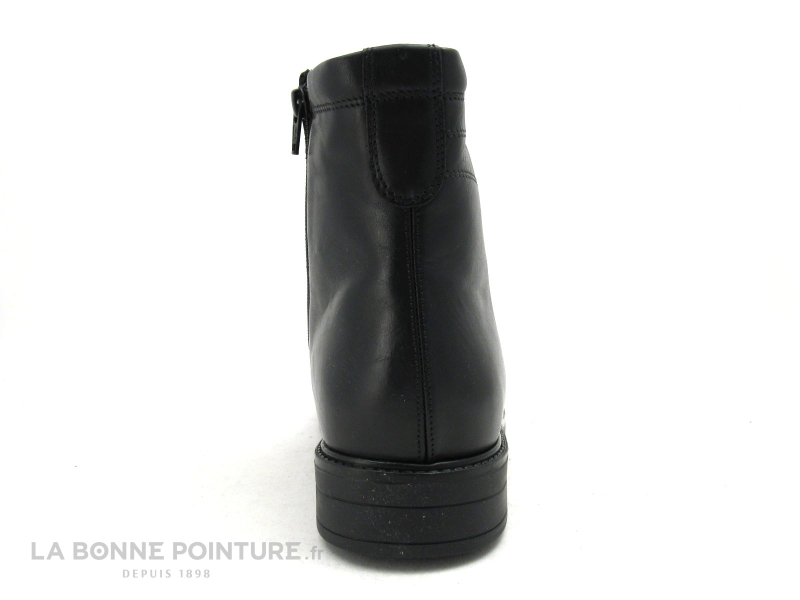 3 POINTS DE SUSPENSION Boots Homme fourre cuir noir zip MH-070H04 4