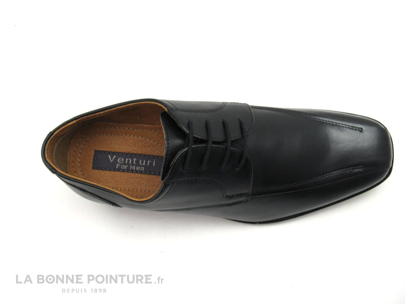 Venturi Chaussure habillée Noir bout carre MS-016R03 6