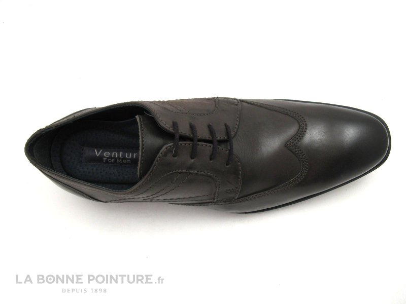 Venturi Chaussure habillée Noir Gris MS-176R06 6